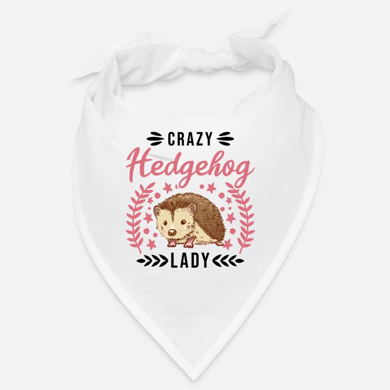 Crazy Hedgehog lady Igel Stacheligel Bandana