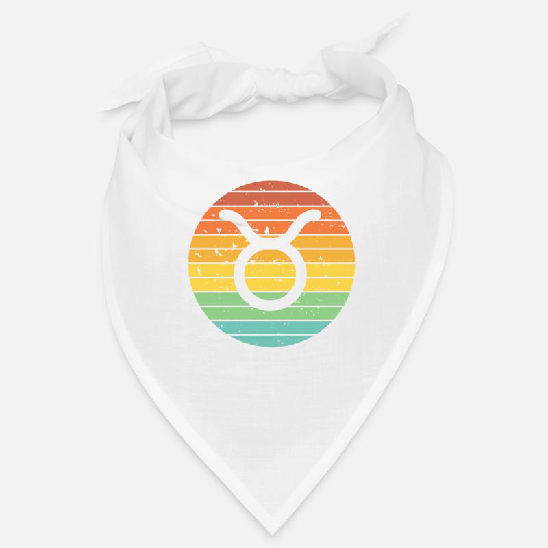 Stier Taurus Sternzeichen Horoskop Retro Geschenk Bandana