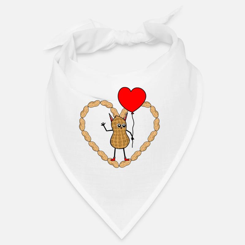 Sincère Peanut Devil Satan Heart Emotions Bandana