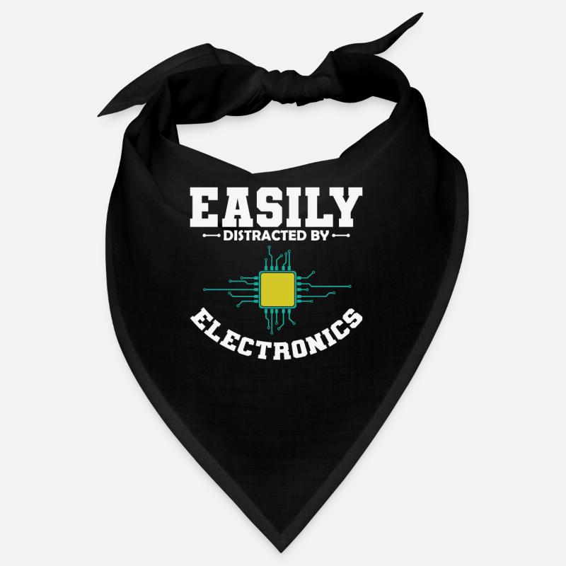 Easily Distracted By Electronics Beruf Bandana