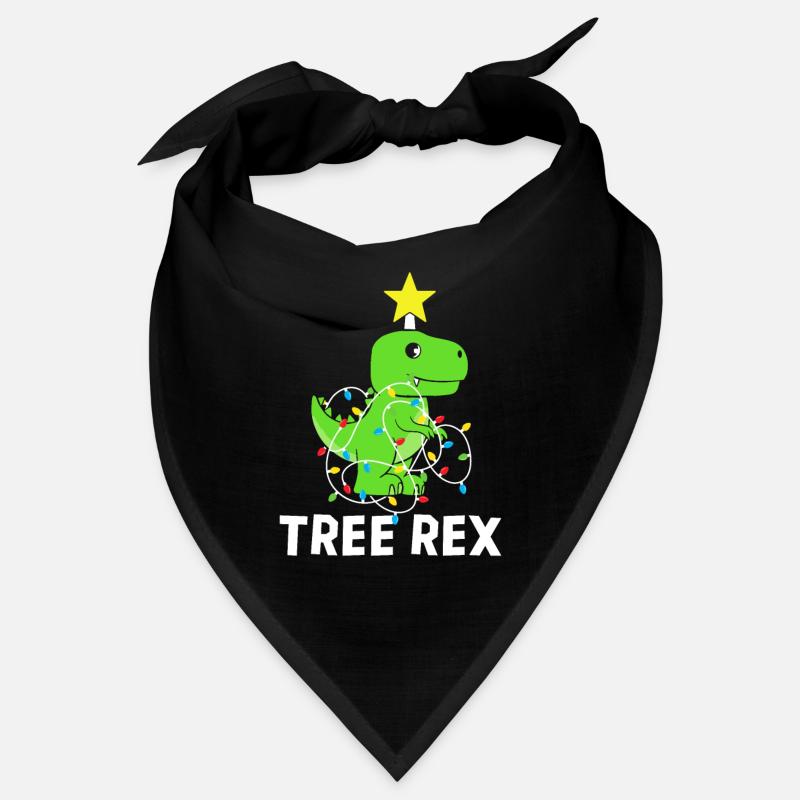 Tree Rex Christmas Dinosaur Tree T Rex Dinosaur Bandana