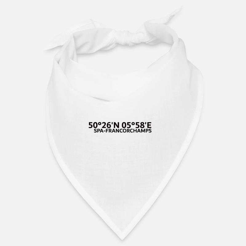 Race track Francorchamps Spa Belgium Coordinates Bandana