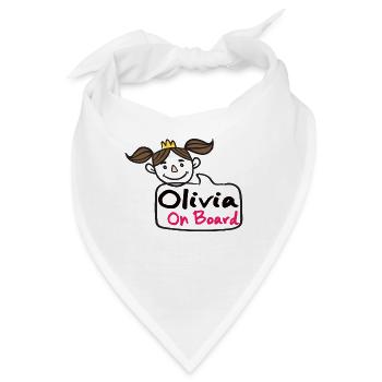 Olivia On Board - Bandana - Weiß - Vorne