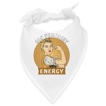 FEMINIST IN ENERGY - Bandana - Weiß - Vorne