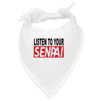 Anime Anime Merch Animes Anime Outfit Animefiguren - Bandana - Weiß - Vorne
