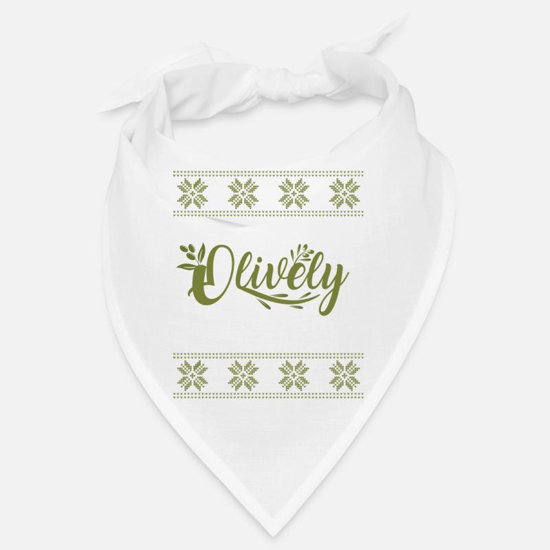 Olive Olive Arbre Huile d’olive Noël Bandana