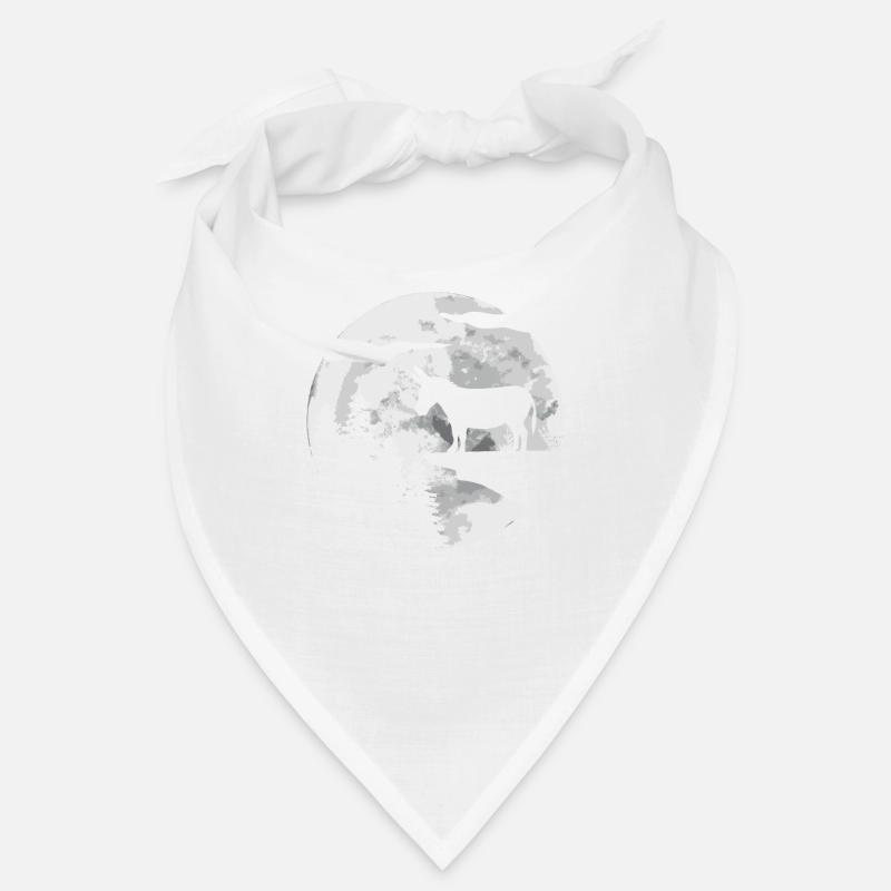 Esel - Bandana - Weiß