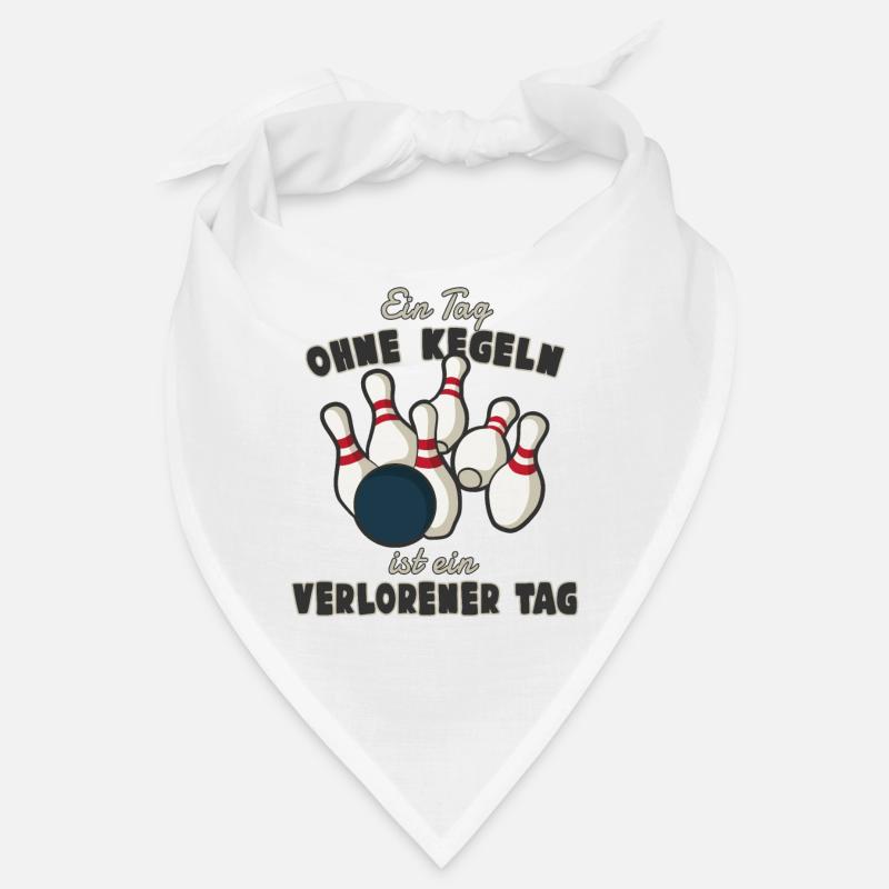 Une journée sans bowling est une journée perdue - Bandana - blanc