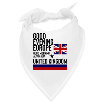 Britischer Eurovision Song Contest - Bandana - Weiß - Vorne