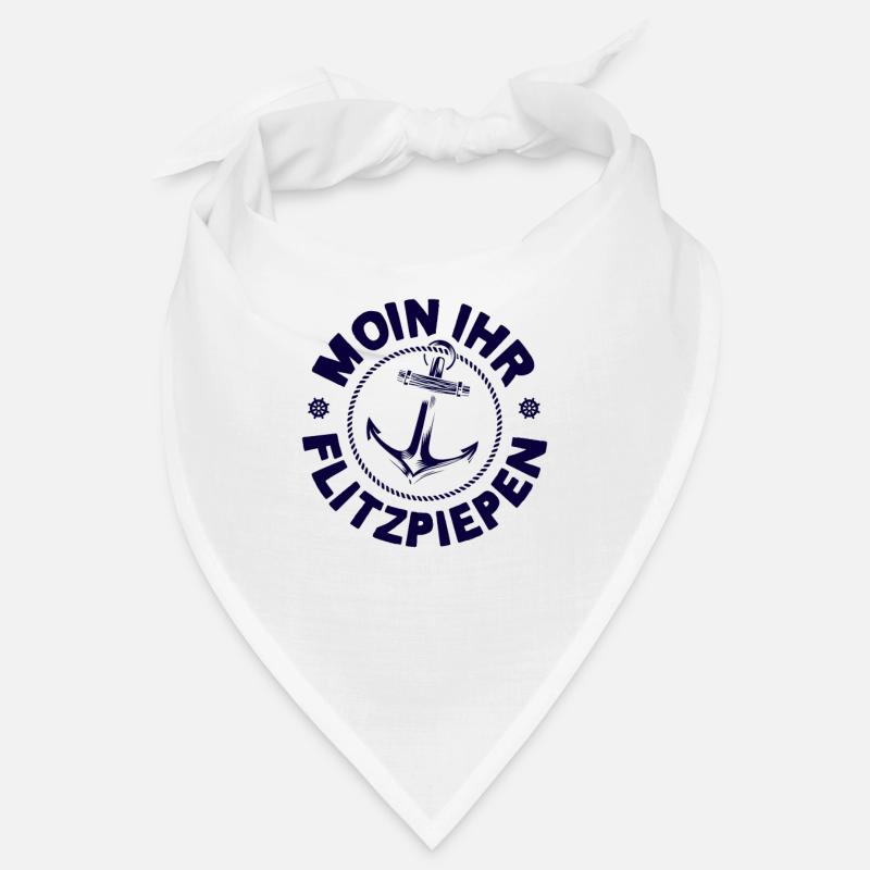 Moin Ihr Flitzpiepen Typisch Plattdeutsch Anker Bandana