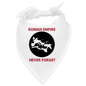 Römisches Reich - Bandana - Weiß - Vorne