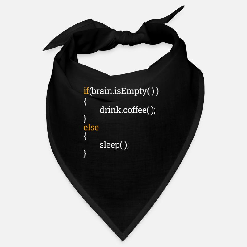 Programmeur Étudiant en informatique Tired Coffee C++ Bandana
