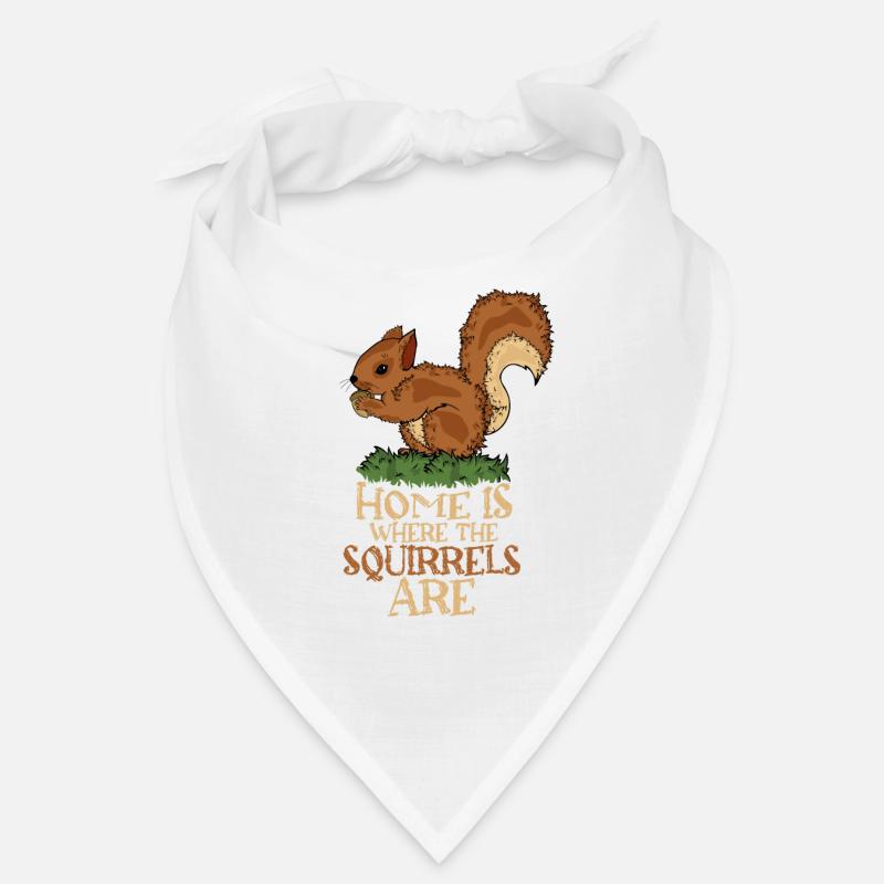 Squirrel Lover Gift Woman Squirrel Bandana