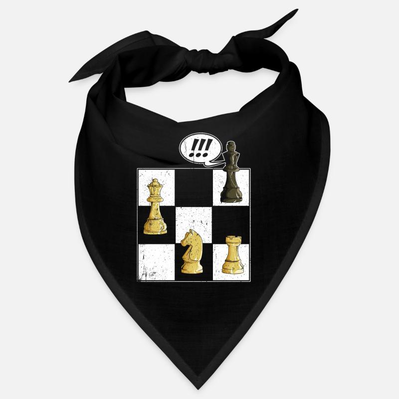 Jeu d’échecs Tshirt Chessboard Checkmate Chess Bandana