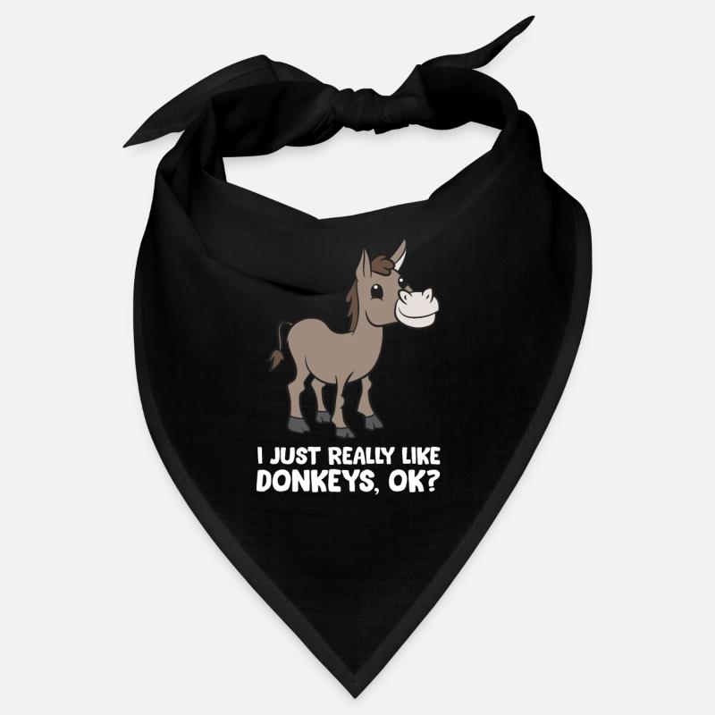 Ich mag einfach wirklich Esel, okay lustiger Esel Bandana