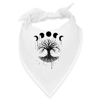 Occult Grunge Gothic Okkult Aesthetic - Bandana - Weiß - Vorne