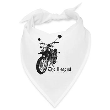 Simson - S51 - Enduro - The Legend - Bandana - Weiß - Vorne