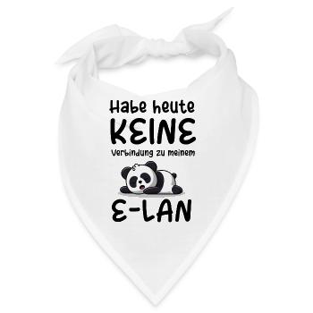 Habe Heute Keine Verbindung Zu Meinem E-Lan - Bandana - Weiß - Vorne