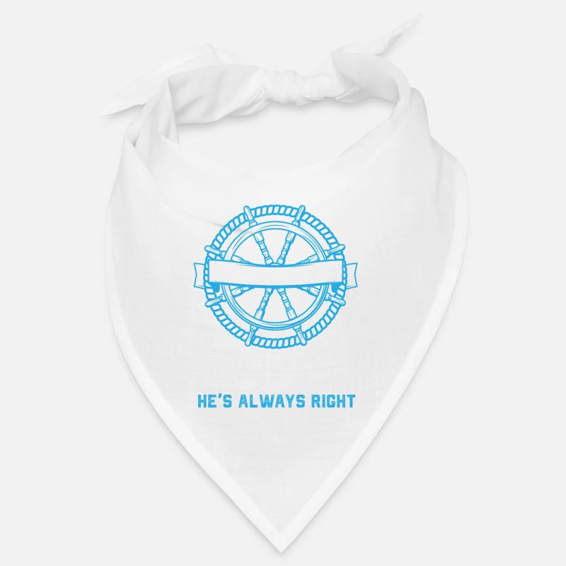 first mate sail Design for a sailing or boat Bandana