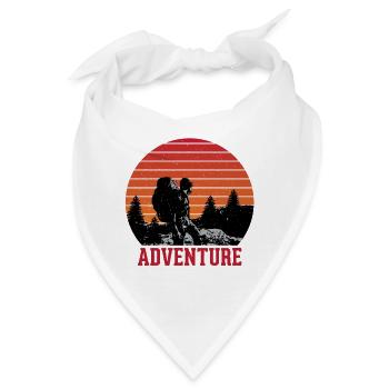 Adventure - Bandana - Weiß - Vorne
