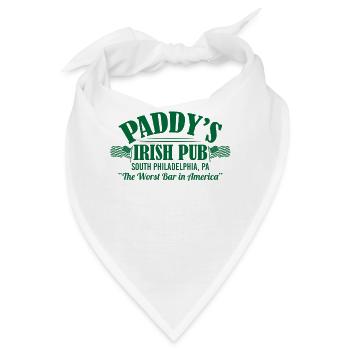 Paddys Irish Pub Green American Flag - Bandana - Weiß - Vorne