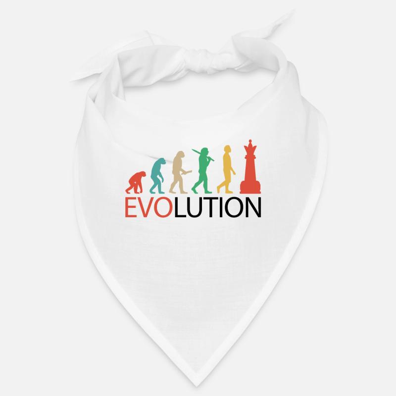 Évolution des échecs pour les joueurs d’échecs Queen Chess Bandana