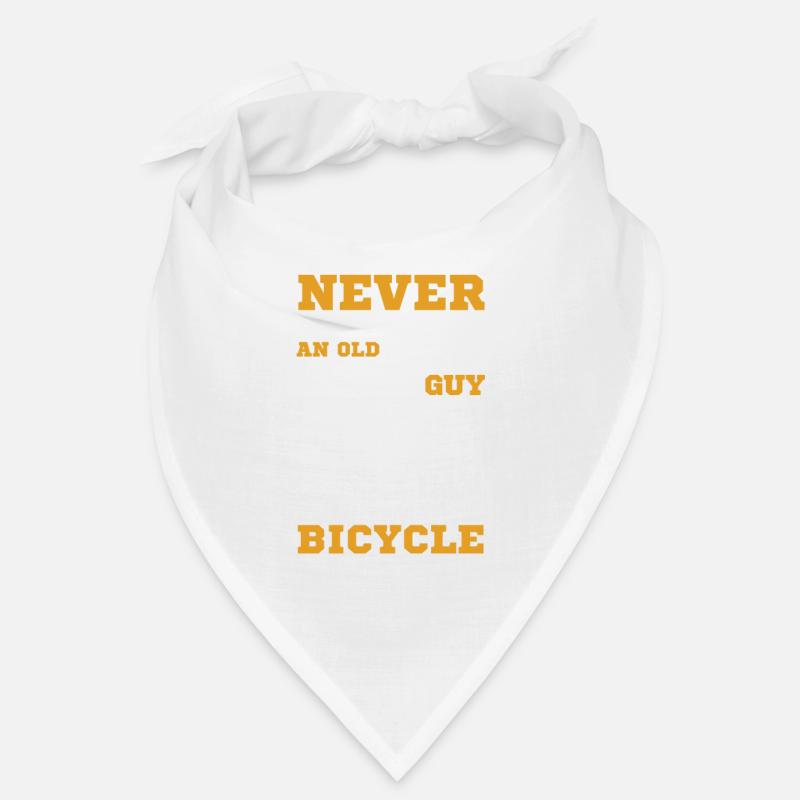 Fahrrad, Radfahren,Radfahrer - Bandana - Weiß