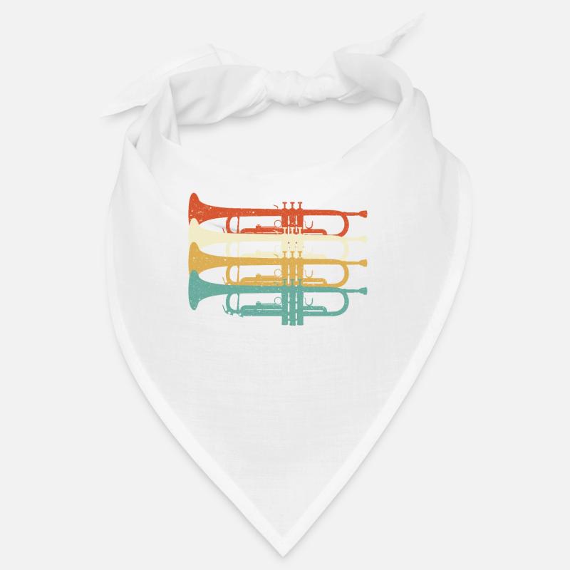 Retro Trompete Vintage Trompete Bandana