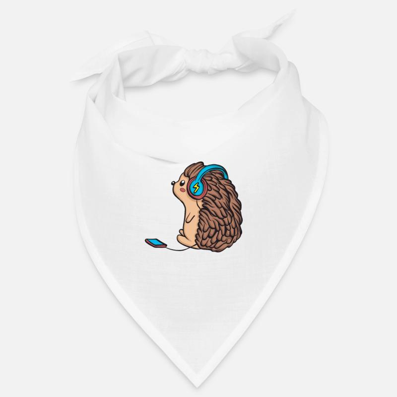 Igel - Bandana - Weiß
