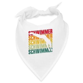 Schwimmen Wassersport Brustschwimmen im Schwimmbad - Bandana - Weiß - Vorne