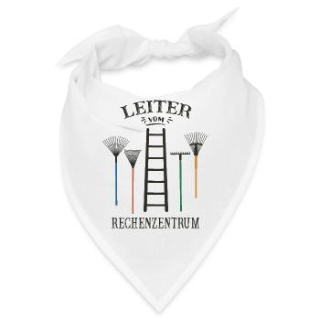 Leiter vom Rechenzentrum - Bandana - Weiß - Vorne