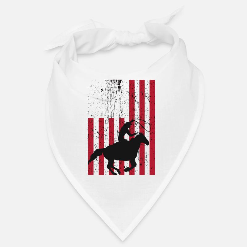 Rodeo Reiten - Bandana - Weiß