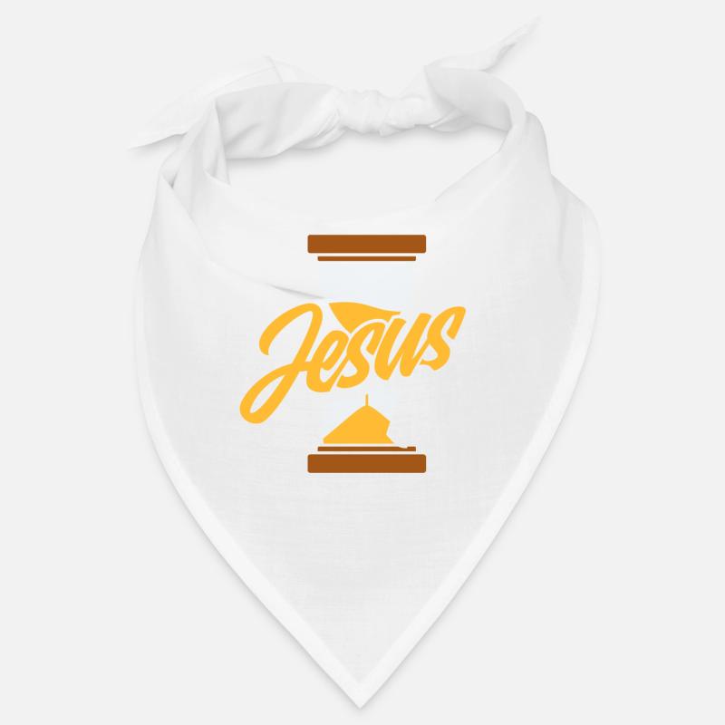 Pasteur Jésus à venir Bientôt Pasteur - Bandana - blanc