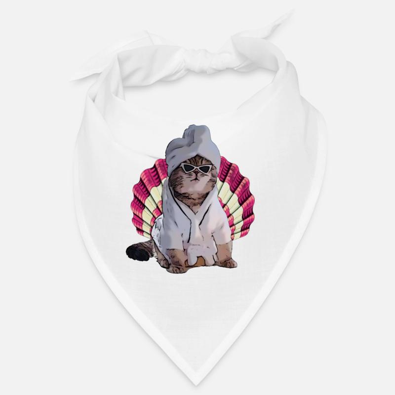cool Cat in Spa Bandana