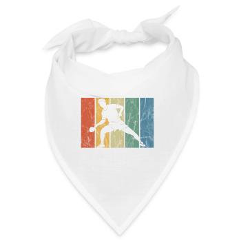 Old Schmetterhand Tischtennis Lustige Spruch Sport - Bandana - Weiß - Vorne