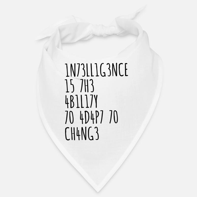 Intelligenz lustiger Spruch Bandana