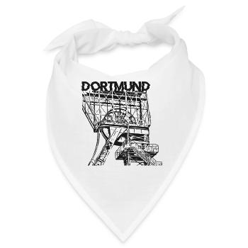 Dortmunder Zeche Dortmund Ruhrpott - Bandana - Weiß - Vorne