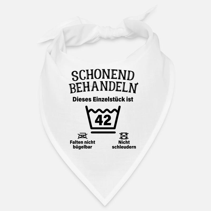 Schonend Behandeln 42. Geburtstag Einzelstück 42 Bandana