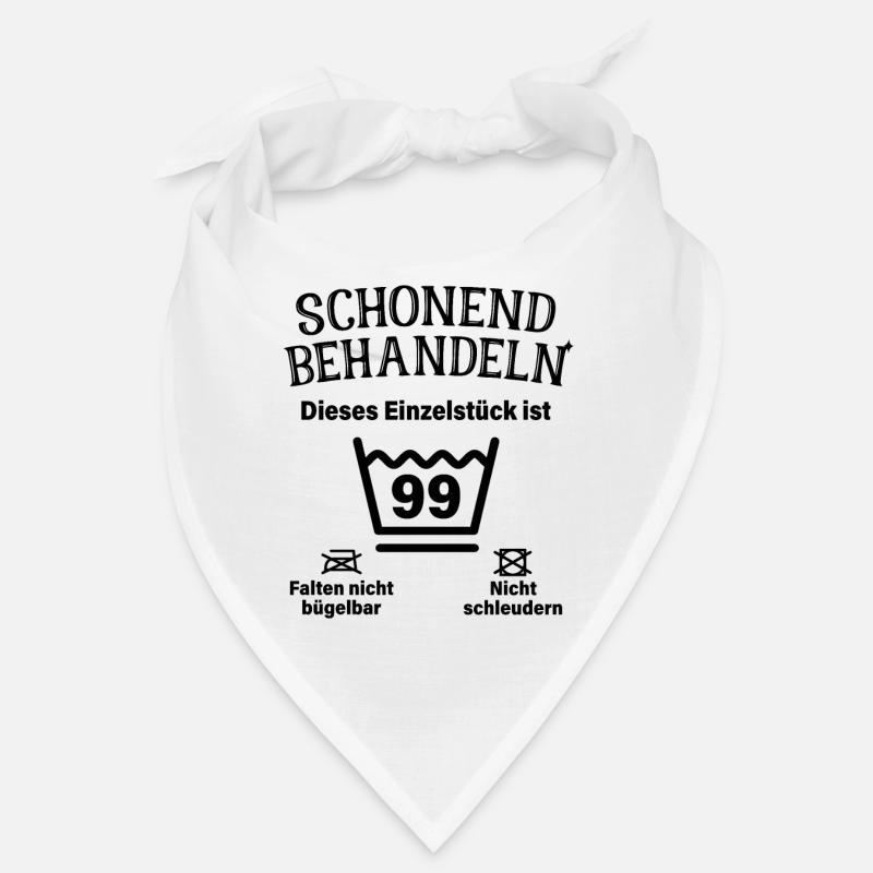 Schonend Behandeln 99. Geburtstag Einzelstück 99 Bandana