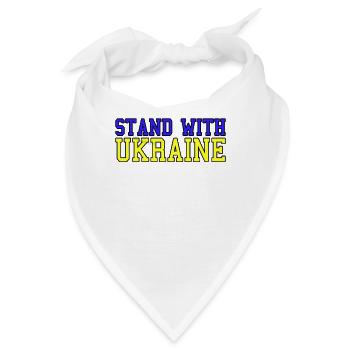 Ukraine Solidarität - Bandana - Weiß - Vorne