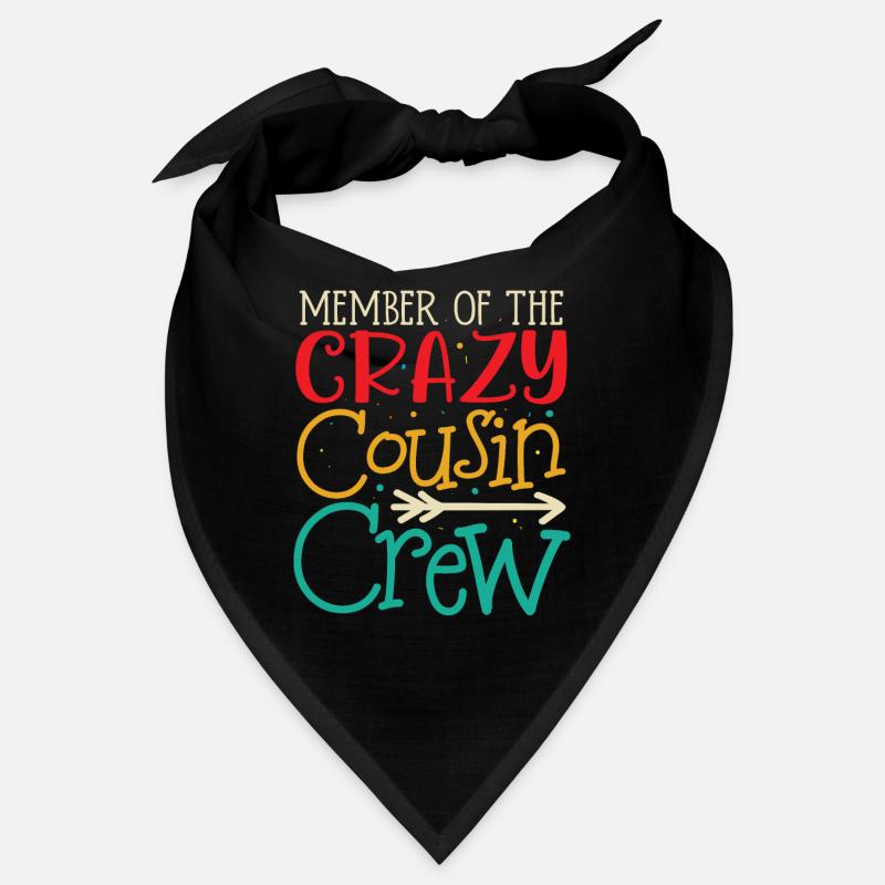 Mitglied der Crazy Cousin Crew Bandana