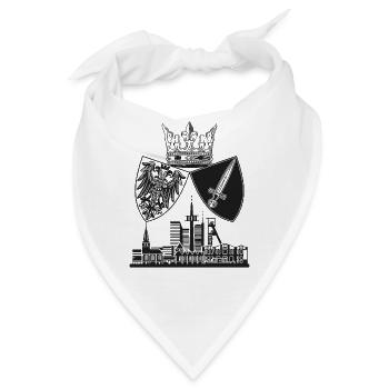 Essen - Skyline - Wappen - Bandana - Weiß - Vorne