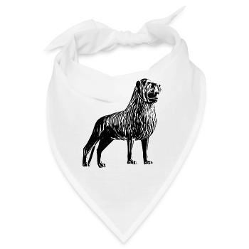 Löwe von Braunschweig - Bandana - Weiß - Vorne