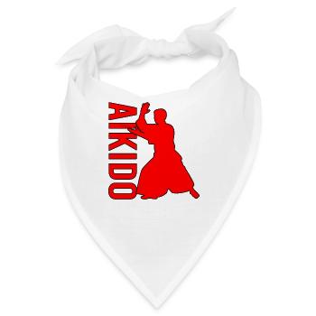 Aikido - Bandana - Weiß - Vorne