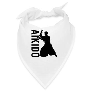 Aikido - Bandana - Weiß - Vorne