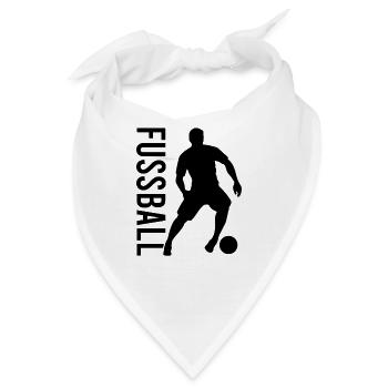 Fußball Fussball - Bandana - Weiß - Vorne