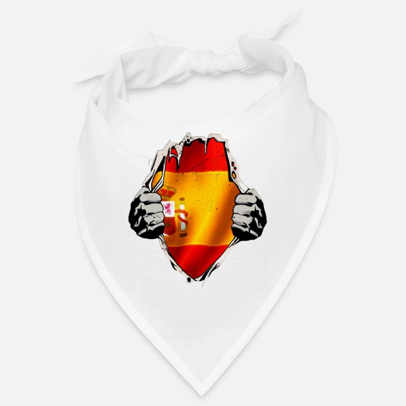 Espagne - Drapeau espagnol sous le maillot Bandana