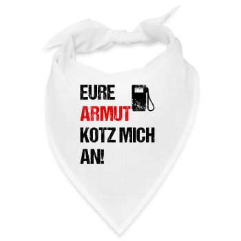 Benzinpreis - Bandana - Weiß - Vorne