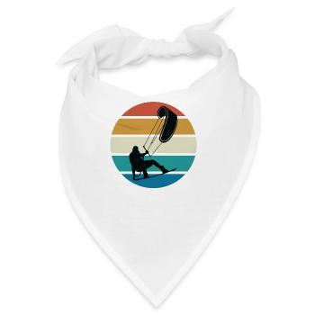 Vintage Kiteboarding, Kiteboarder - Bandana - Weiß - Vorne