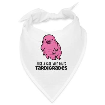 Nur ein Junge, der Tardigraden liebt Wasserbär - Bandana - Weiß - Vorne